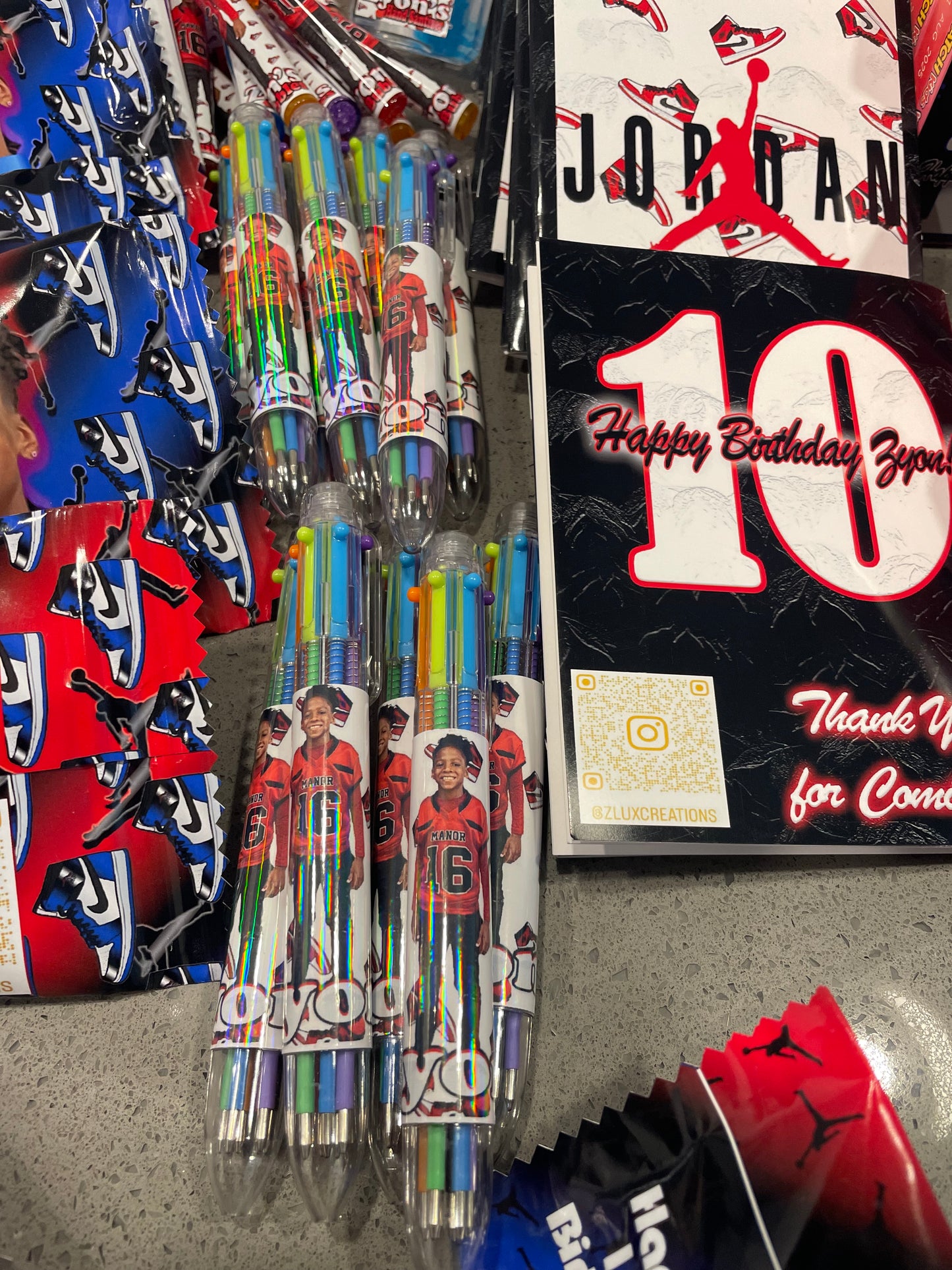 Multicolored Pens